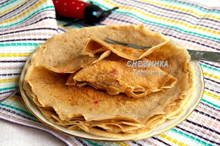 Самые полезные блинчики (постные)