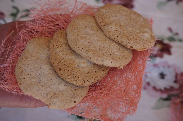 Миндальное печенье с курагой