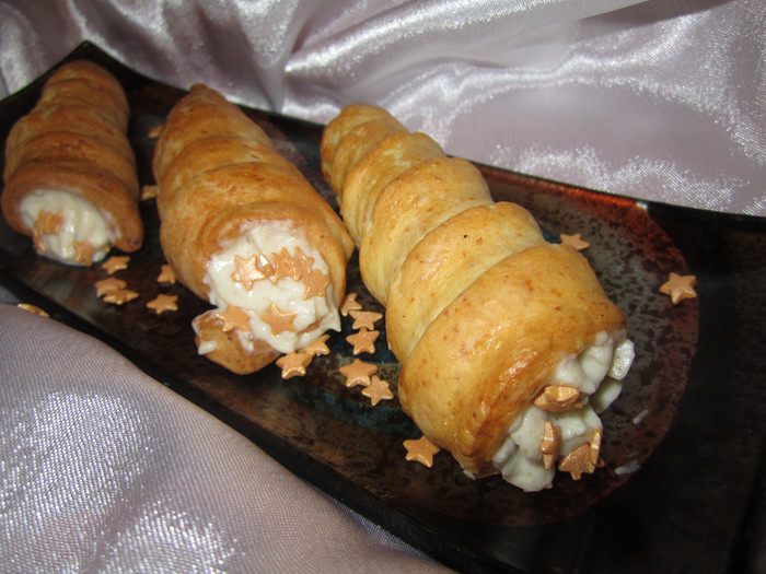 Трубочки с ореховым кремом