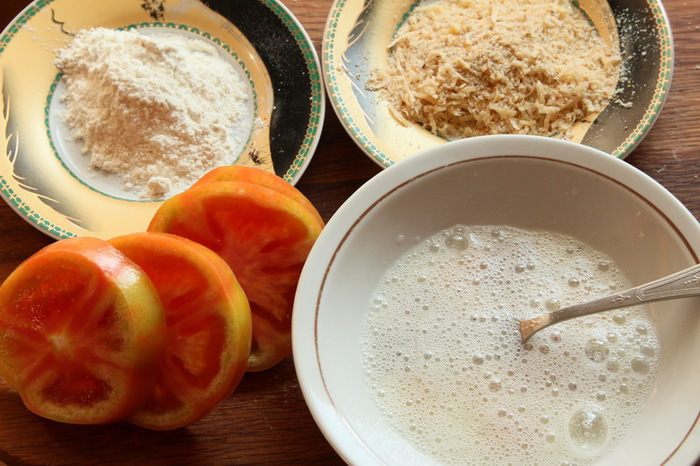 Жареные помидоры