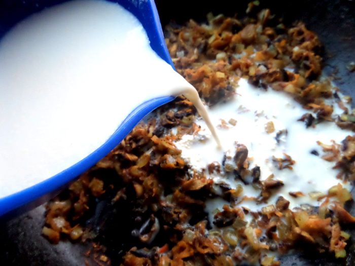 Драники с мясной начинкой