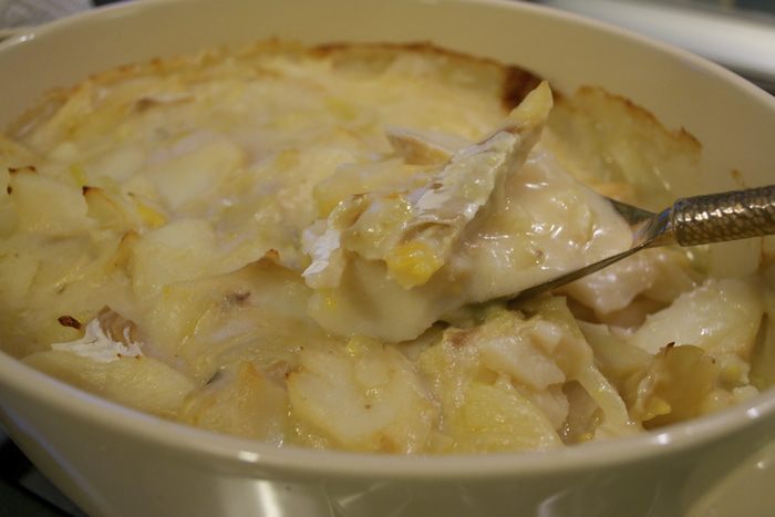 Бакала с полентой