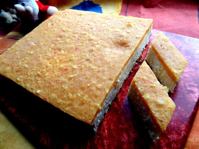 Ватрушка под мармеладом из хурмы