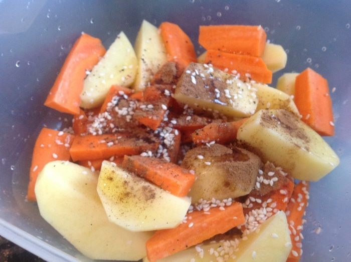 Курица в абрикосовой глазури