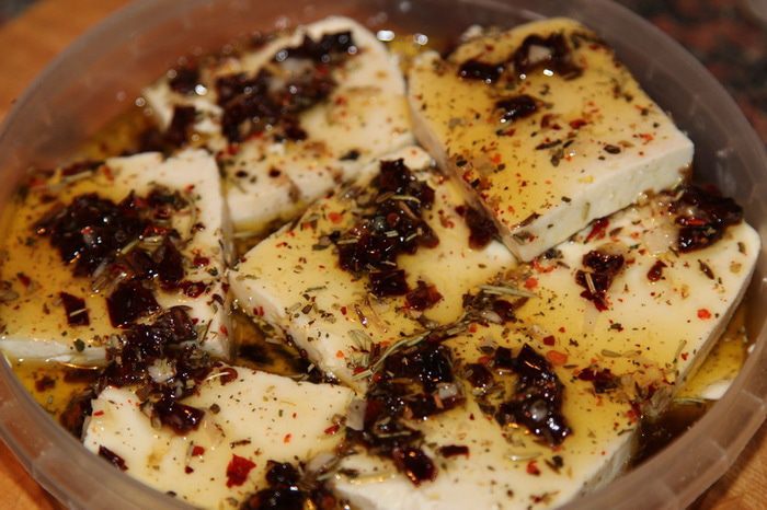 Маринованный сыр тофу