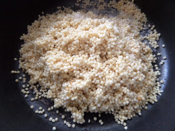 Деревенская галета с пшеном и творогом