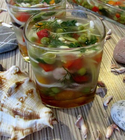 Заливное &amp;quot;Морское дно&amp;quot;