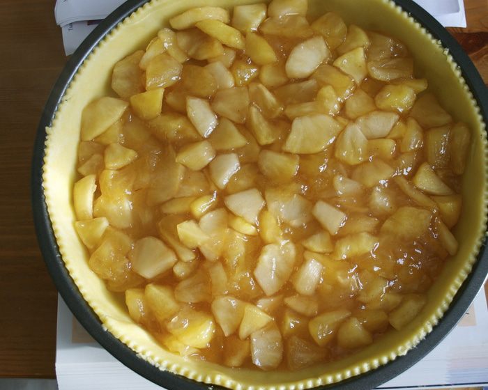Яблочный пирог по-польски