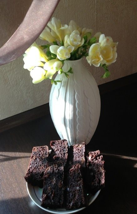 Шоколадный кекс из картофеля без муки