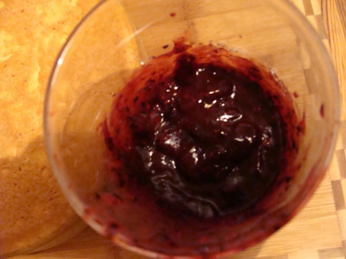 Чизкейк со смородиной, маскарпоне и апельсиновым тестом