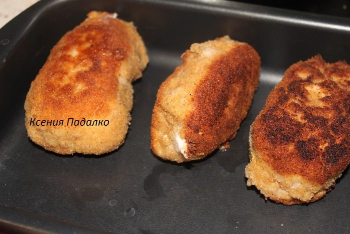 Куриные котлеты с сюрпризом