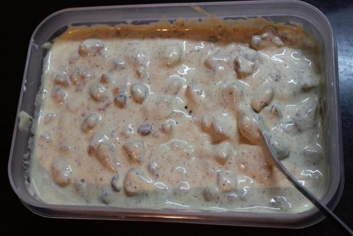 Мороженое со вкусом яблочного штруделя