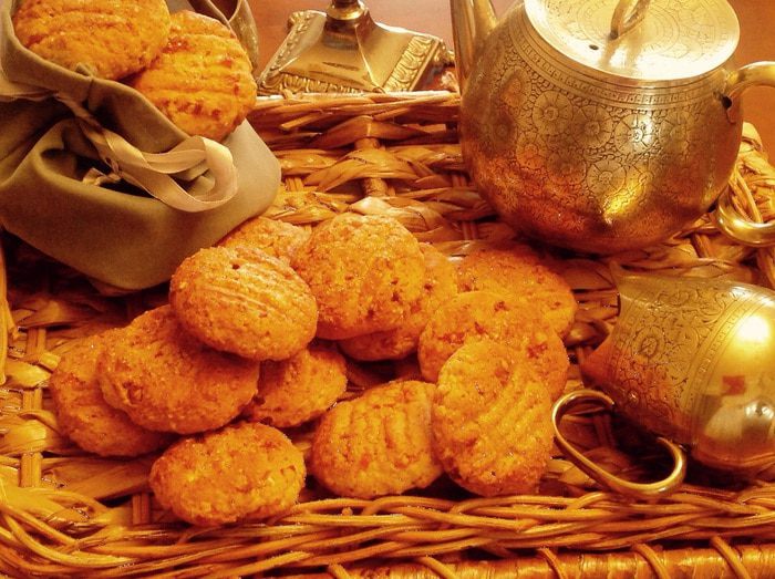 Печенье с курагой