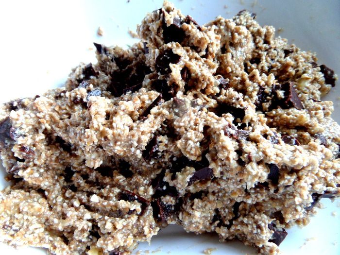 Овсяное печенье без муки и яиц