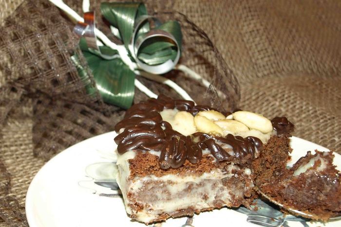 Шоколадная &amp;quot;Симфония&amp;quot; с кремом из белого шоколада