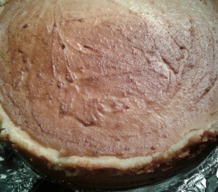 Творожный торт с клубникой