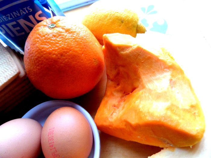 Тыквенный пирог (Kirbju kuka)