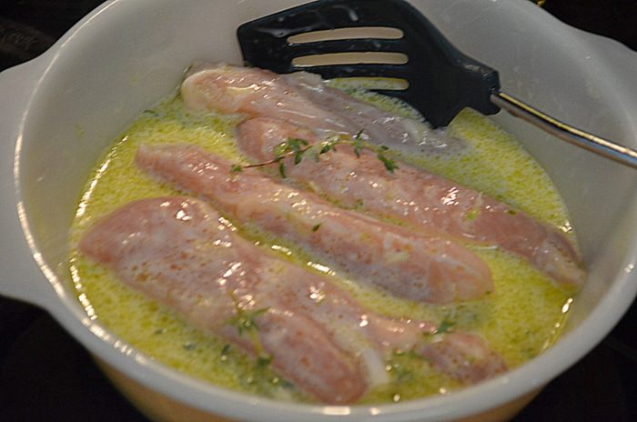 Куриный кебаб с салатом