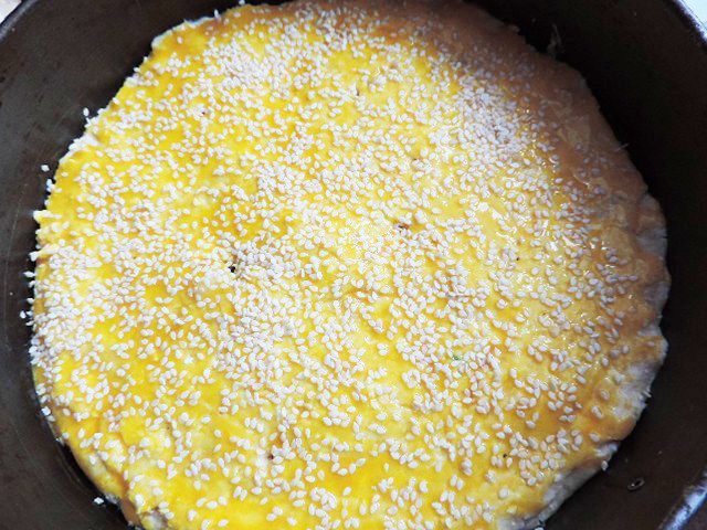 Творожный пирог с брокколи и сырной начинкой