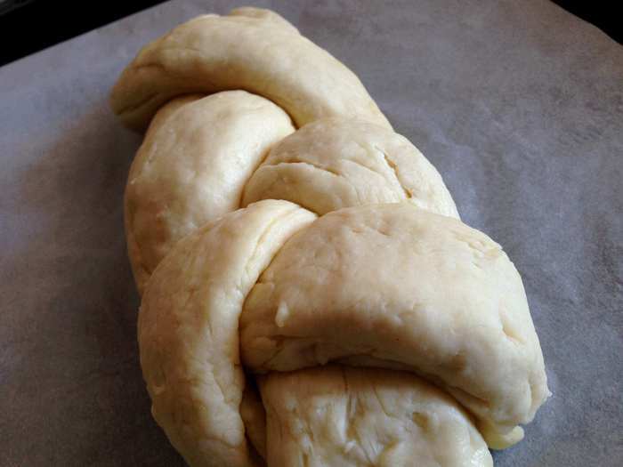 Творожная коса (без дрожжей)