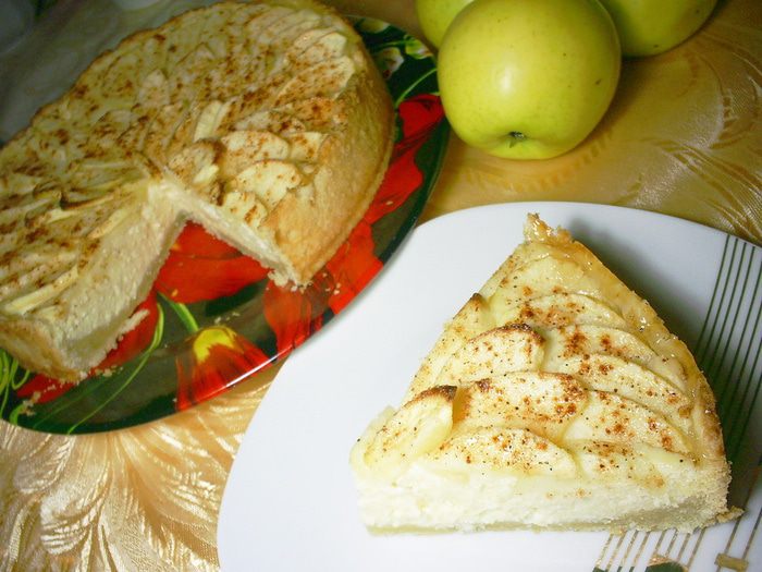 Творожно-яблочный пирог &amp;quot;Мамина яблонька&amp;quot;