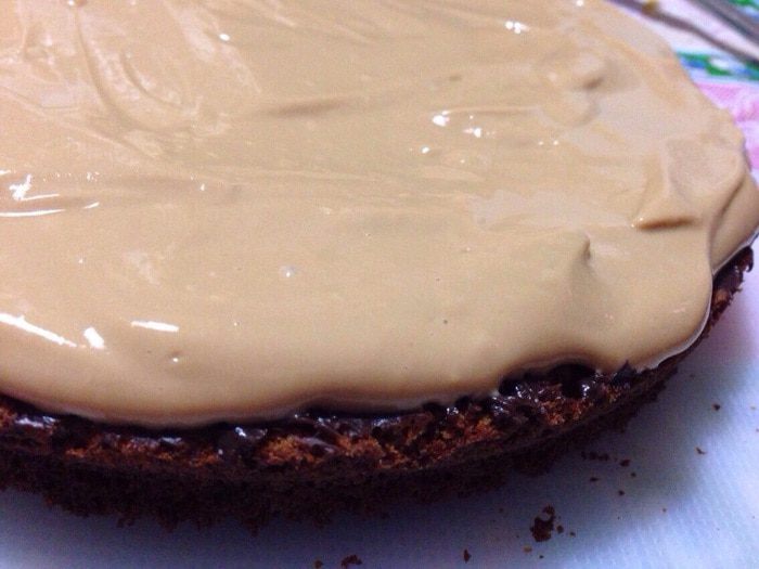 Тыквенно-карамельный торт