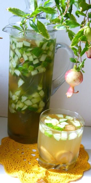 Огуречно-имбирный лимонад