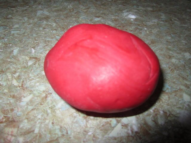 Серце из мастики  МК.