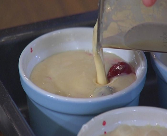 Вишневые пудинги