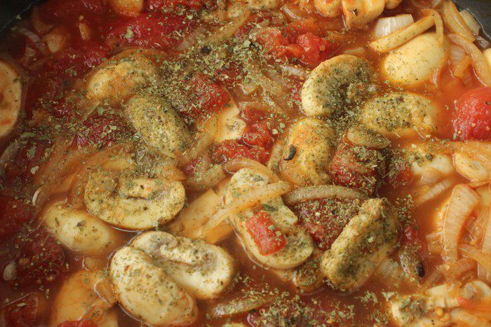 Курица по-итальянски (Каччиаторе)