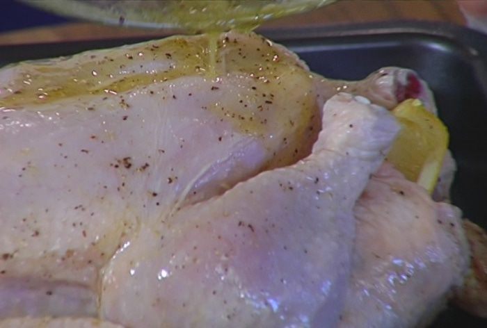 Пилаф с цыпленком и топинамбуром 