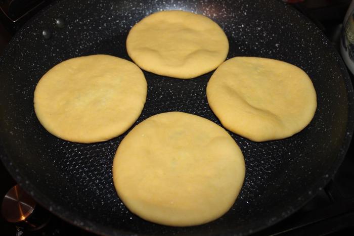 Тыквенные лепешки с начинкой