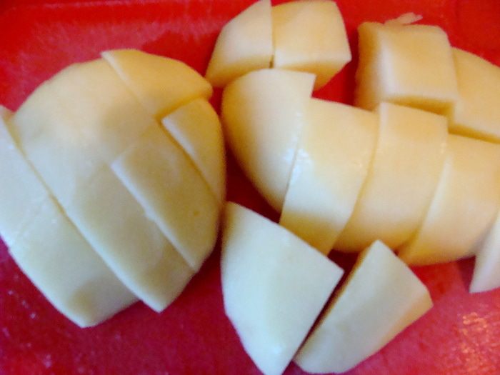 Азу из креветок с тофу и пикантным гарниром