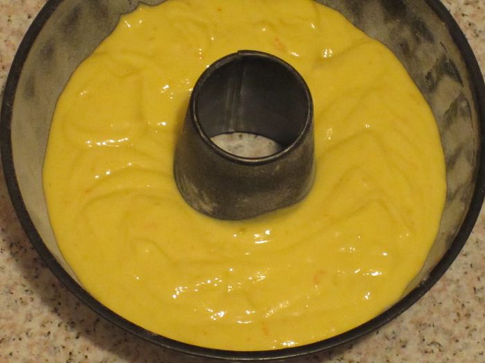 Творожный кекс с апельсиновым соком