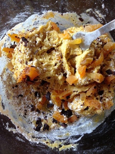 Быстрое бисквитное печенье на киселе