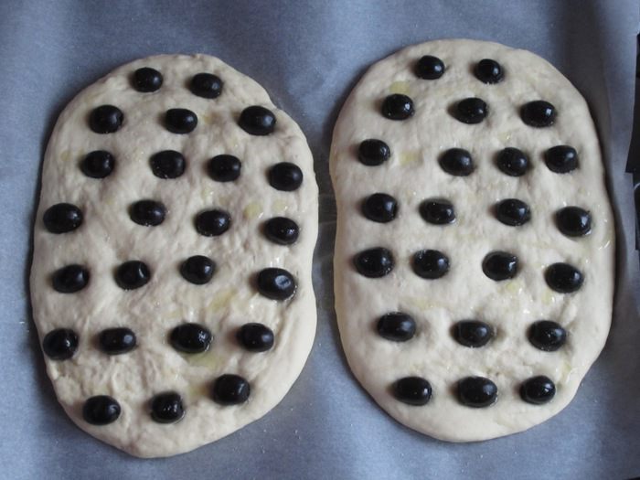 Фокачча с оливками