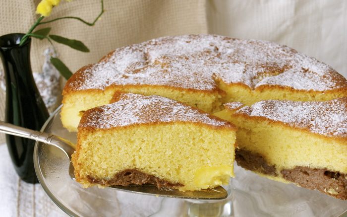 Торт &amp;quot;Нуа&amp;quot; с двойным заварным кремом