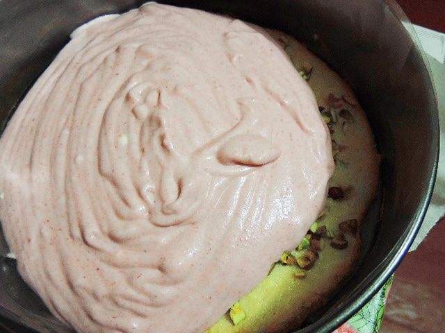 Муссовый торт &amp;quot;Грейпфрут-малина&amp;quot;
