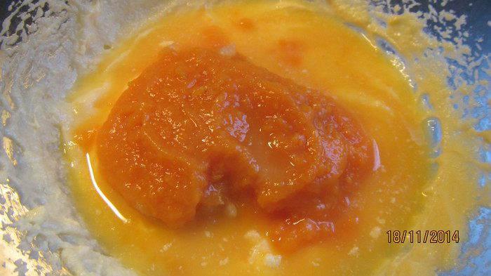 Тыквенно-апельсиновый кекс с клюквой