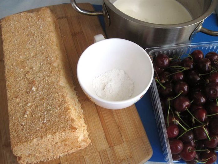 Летний торт «Нежное вишневое облачко»