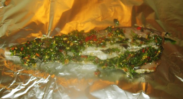 Запеченная рыба &amp;quot;Не все коту минтай&amp;quot;