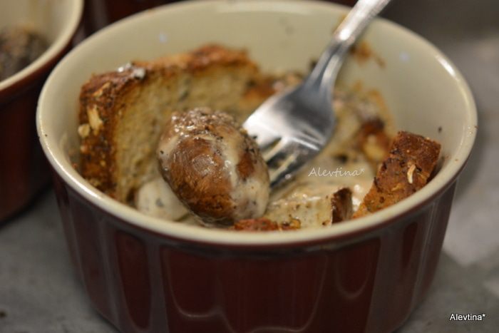 Грибочки в формочках