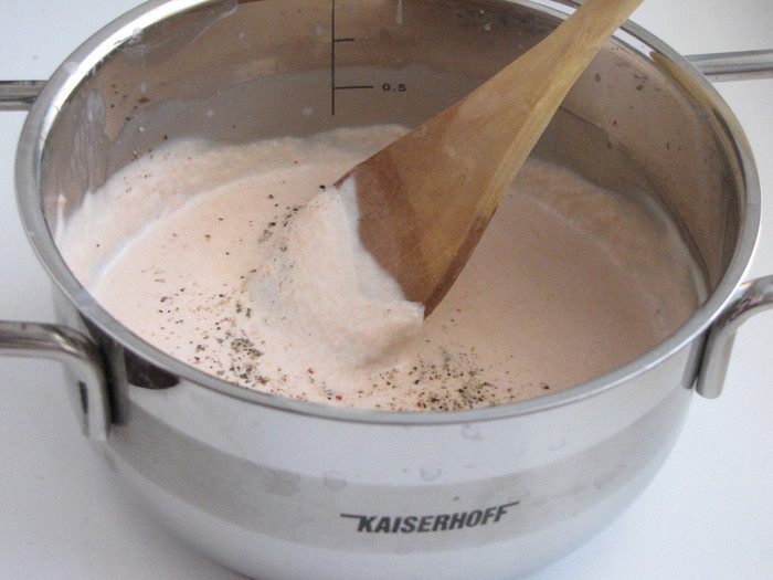 Мусс из копченого лосося