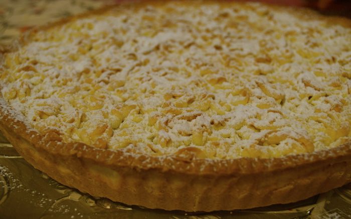 Яблочный пирог по-польски