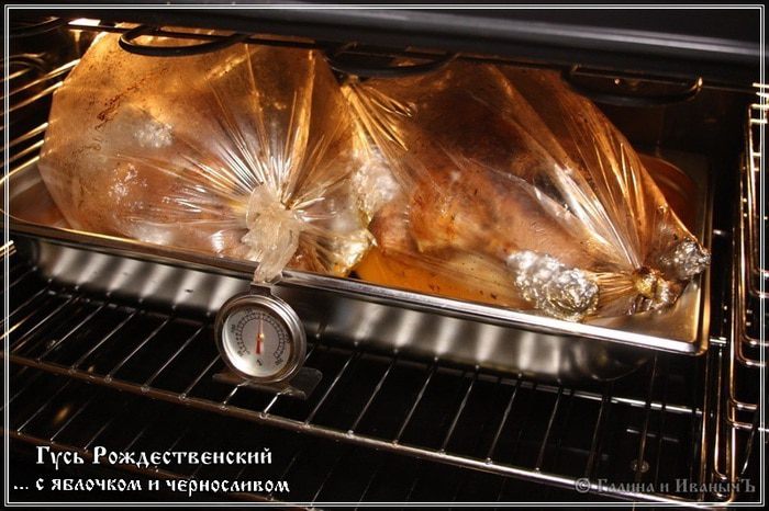 Гусь с яблочком и черносливом &amp;quot;Рождественский&amp;quot;
