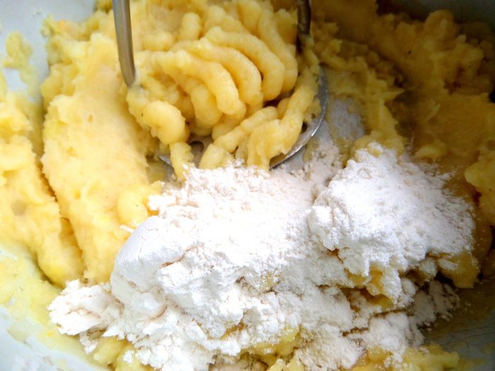 Картофельные зразы с печенью