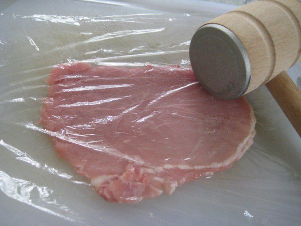 Эскалоп с тыквой и грушей