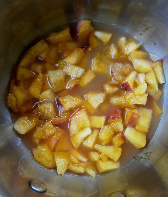 Булочки на фруктовом соке с персиковой глазурью