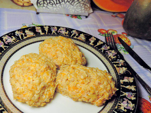 Тыквенно-индюшиные котлеты