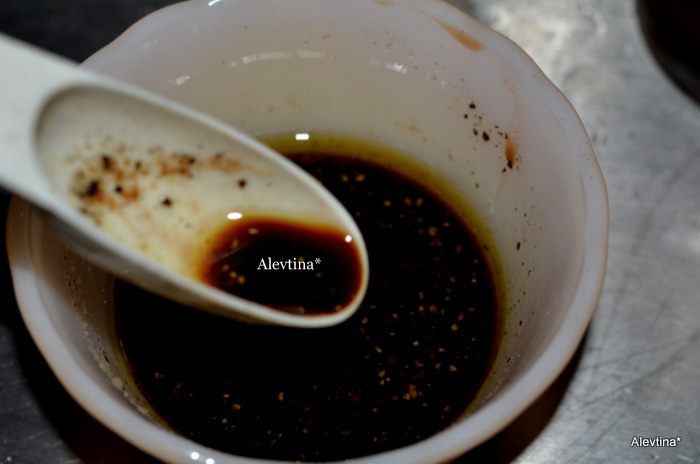 Шпинатный салат с заправкой